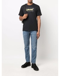 T-shirt à col rond imprimé noir Levi's