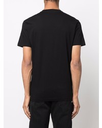 T-shirt à col rond imprimé noir DSQUARED2