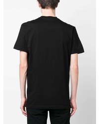 T-shirt à col rond imprimé noir DSQUARED2