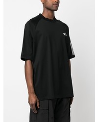 T-shirt à col rond imprimé noir Y-3