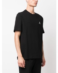 T-shirt à col rond imprimé noir Amiri