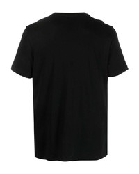T-shirt à col rond imprimé noir Ballantyne