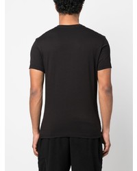 T-shirt à col rond imprimé noir Calvin Klein