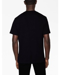 T-shirt à col rond imprimé noir Amiri