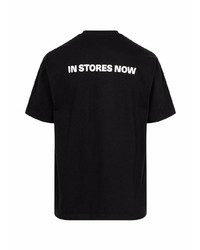 T-shirt à col rond imprimé noir Supreme