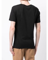 T-shirt à col rond imprimé noir Paul Smith