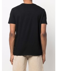 T-shirt à col rond imprimé noir Etro