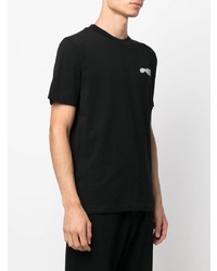 T-shirt à col rond imprimé noir Off-White