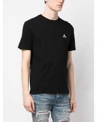 T-shirt à col rond imprimé noir Amiri