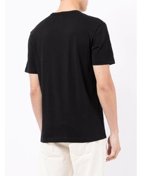 T-shirt à col rond imprimé noir Belstaff