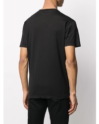 T-shirt à col rond imprimé noir DSQUARED2