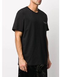 T-shirt à col rond imprimé noir Givenchy