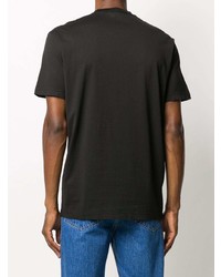 T-shirt à col rond imprimé noir DSQUARED2