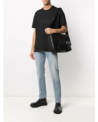 T-shirt à col rond imprimé noir Givenchy