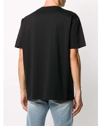 T-shirt à col rond imprimé noir Givenchy