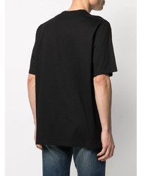 T-shirt à col rond imprimé noir DSQUARED2