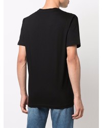 T-shirt à col rond imprimé noir DSQUARED2