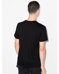 T-shirt à col rond imprimé noir Valentino