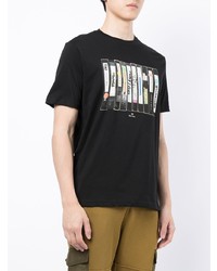 T-shirt à col rond imprimé noir PS Paul Smith