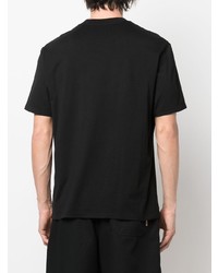 T-shirt à col rond imprimé noir Amiri