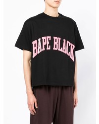 T-shirt à col rond imprimé noir BAPE BLACK *A BATHING APE®