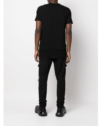 T-shirt à col rond imprimé noir Rick Owens DRKSHDW