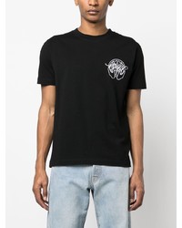 T-shirt à col rond imprimé noir Off-White