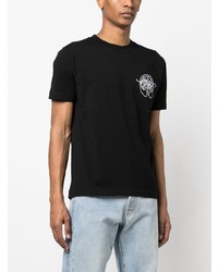 T-shirt à col rond imprimé noir Off-White