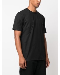 T-shirt à col rond imprimé noir Off-White