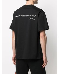 T-shirt à col rond imprimé noir Throwback.