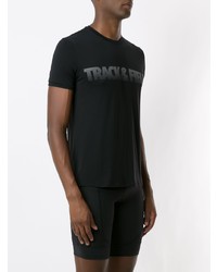 T-shirt à col rond imprimé noir Track & Field