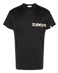 T-shirt à col rond imprimé noir MACKINTOSH