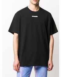 T-shirt à col rond imprimé noir Off-White