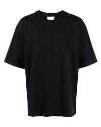 T-shirt à col rond imprimé noir MARANT