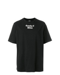 T-shirt à col rond imprimé noir Marcelo Burlon County of Milan