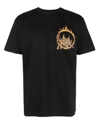 T-shirt à col rond imprimé noir MARKET