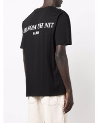 T-shirt à col rond imprimé noir Ih Nom Uh Nit