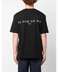 T-shirt à col rond imprimé noir Ih Nom Uh Nit