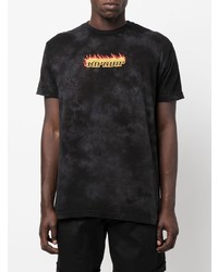 T-shirt à col rond imprimé noir RIPNDIP