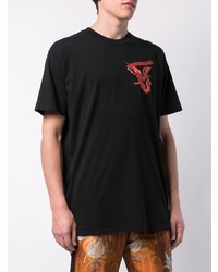 T-shirt à col rond imprimé noir Givenchy