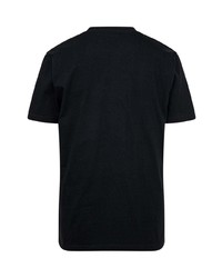 T-shirt à col rond imprimé noir Supreme