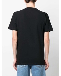 T-shirt à col rond imprimé noir DSQUARED2