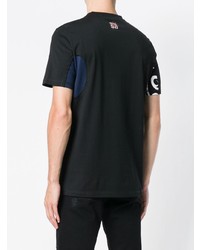 T-shirt à col rond imprimé noir Givenchy