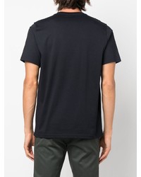 T-shirt à col rond imprimé noir PS Paul Smith