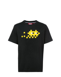 T-shirt à col rond imprimé noir Mostly Heard Rarely Seen 8-Bit