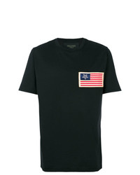 T-shirt à col rond imprimé noir Mr & Mrs Italy