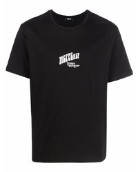 T-shirt à col rond imprimé noir MSFTSrep