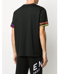 T-shirt à col rond imprimé noir Givenchy