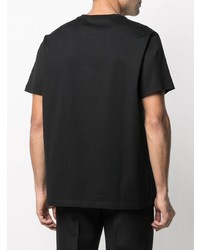 T-shirt à col rond imprimé noir Givenchy