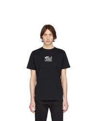 T-shirt à col rond imprimé noir Norse Projects